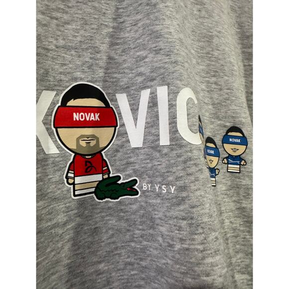 Lacoste Sport x Novak Djokovic YSY Sweatshirt Medium - Picture 9 of 11